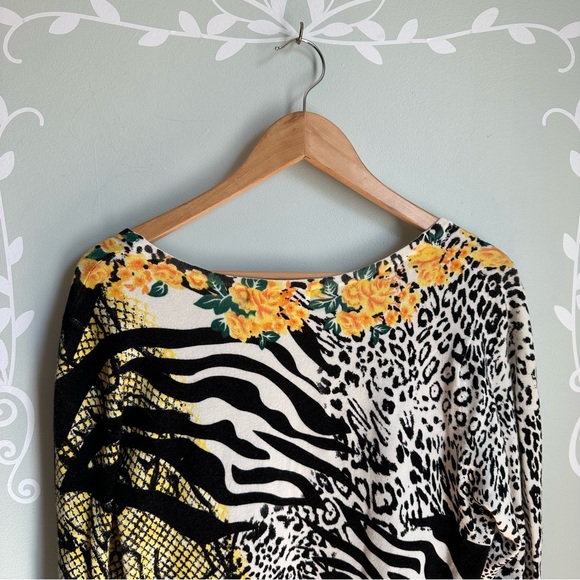 Vintage Black & Yellow Venue Cardigan in size US M - Picture 7 of 8